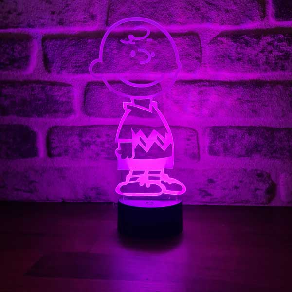 3D Charlie Brown Gift Table Lamp