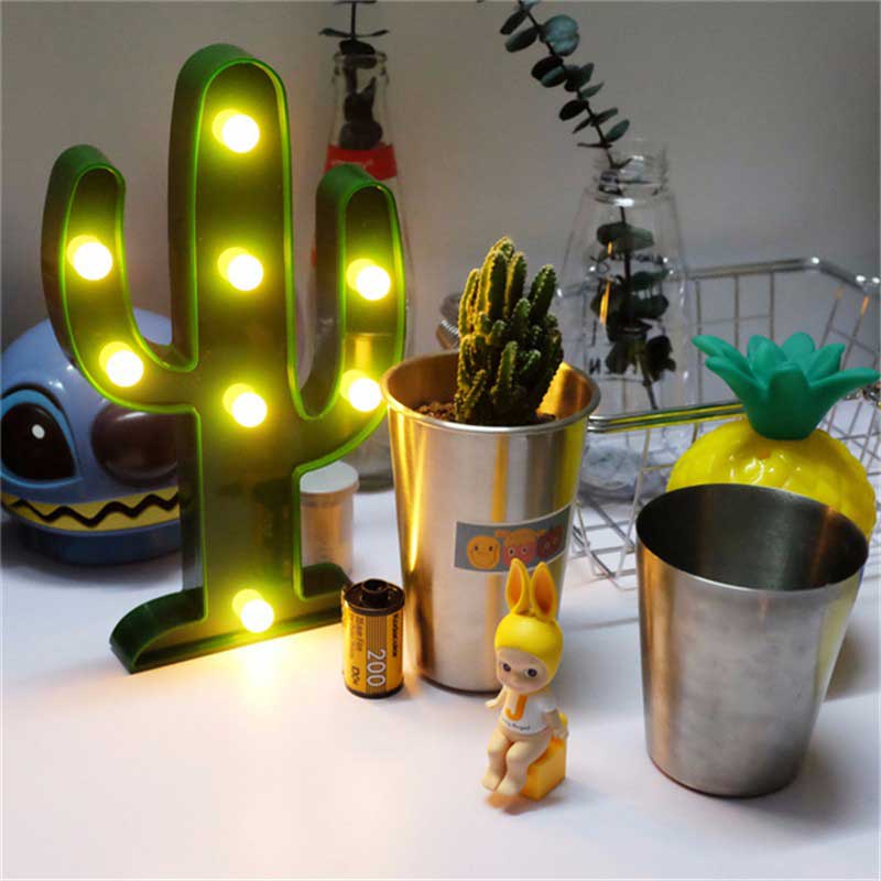 LED Cactus Decorative Lamp