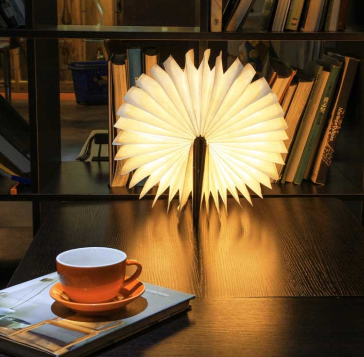 Magic light book led decorative lamp