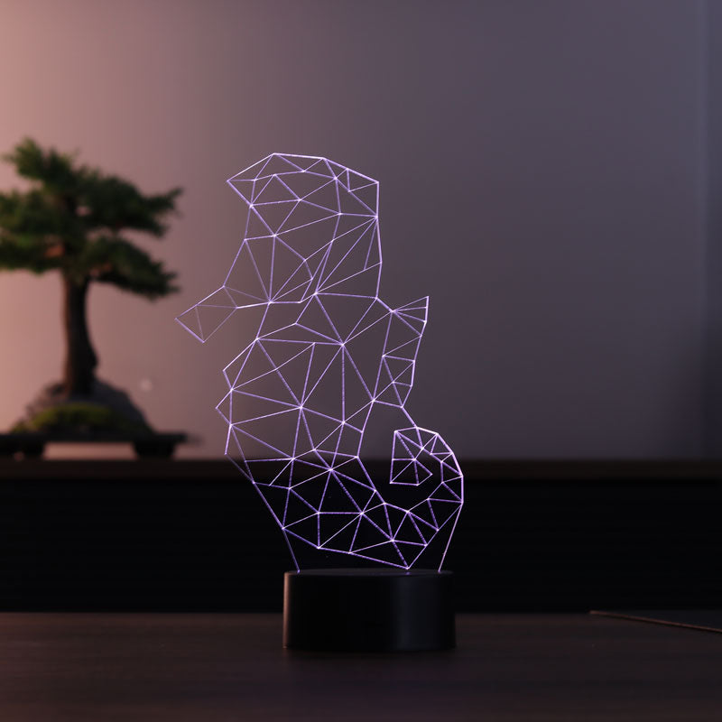 Seahorse 3D-LED-Nachtlicht