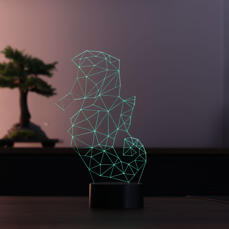 Seahorse 3D-LED-Nachtlicht