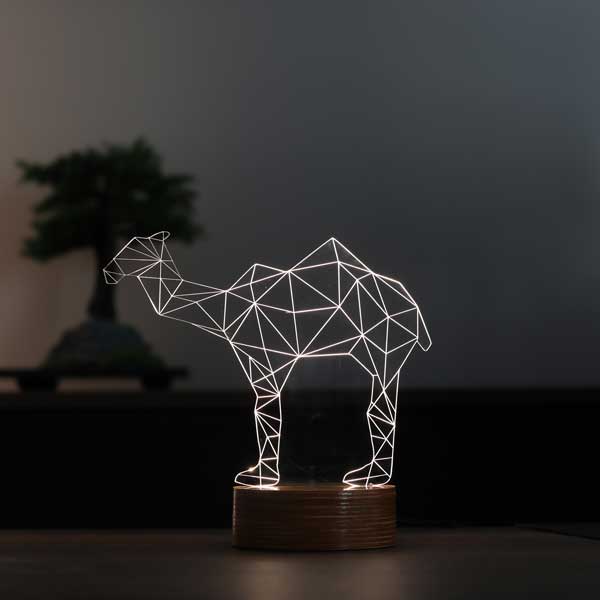 3D Camel Led Night Light