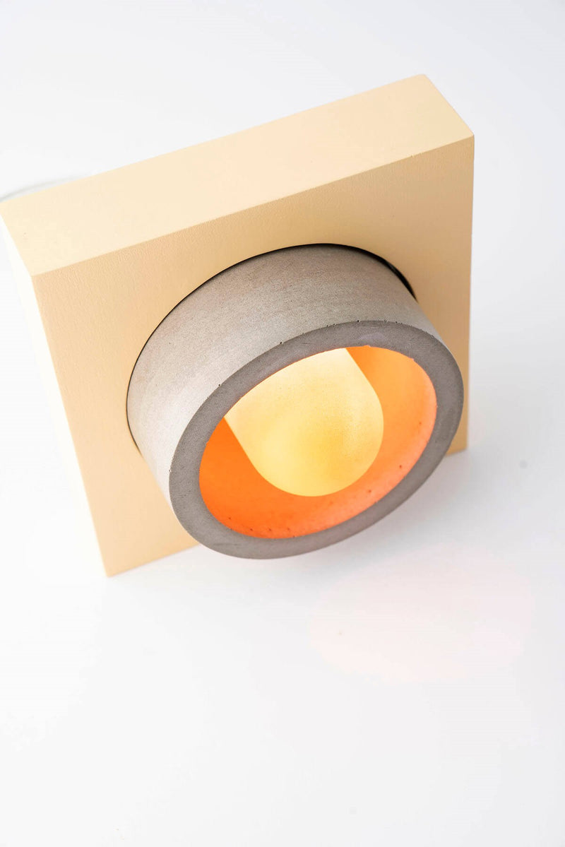Donut - Lámpara de mesa de hormigón de colores