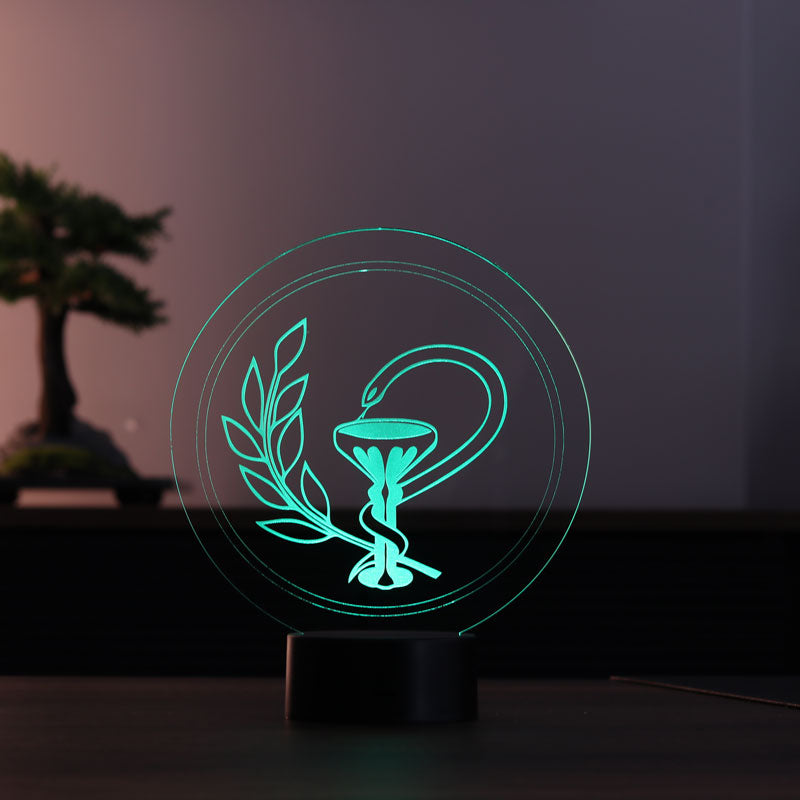 Apotheken-Logo-Geschenk-Tischlampe
