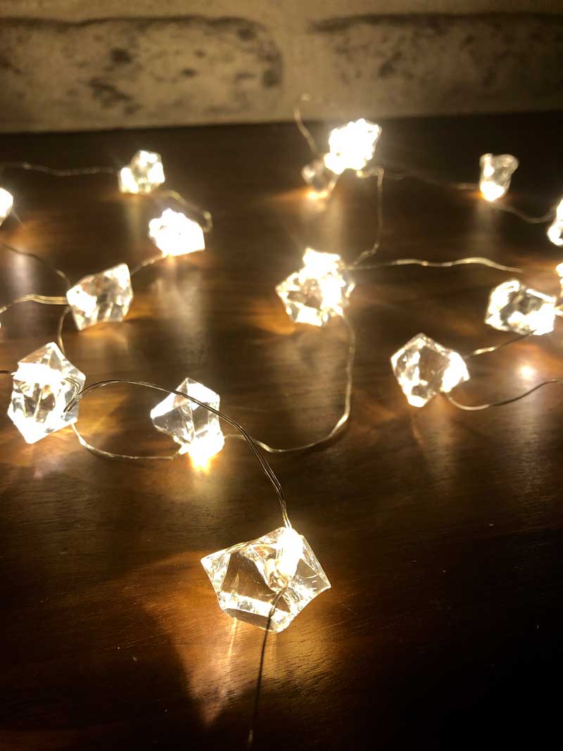 Luces LED de diamante