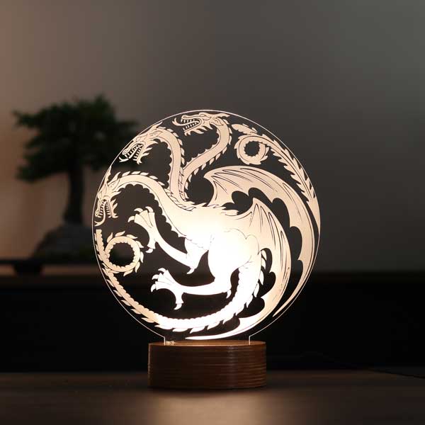 Game of Thrones Dragon LED Lamp