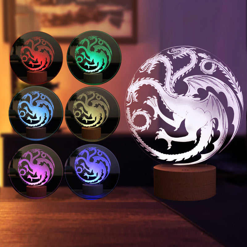 Game of Thrones Dragon LED Lamp