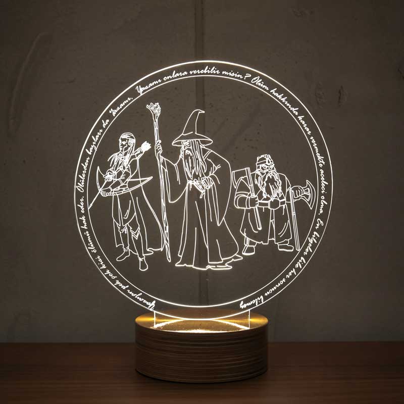 Lord of the Rings Lamp (Triple Series)
