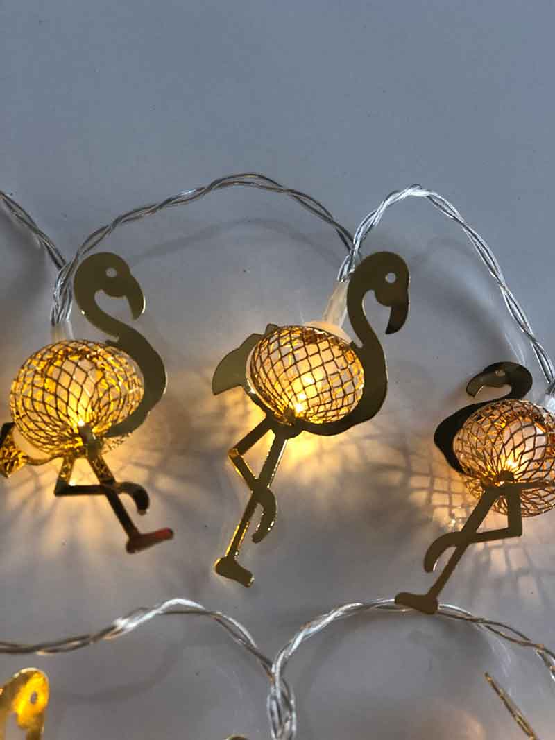 Gold Flamingo Süsleme Işıkları