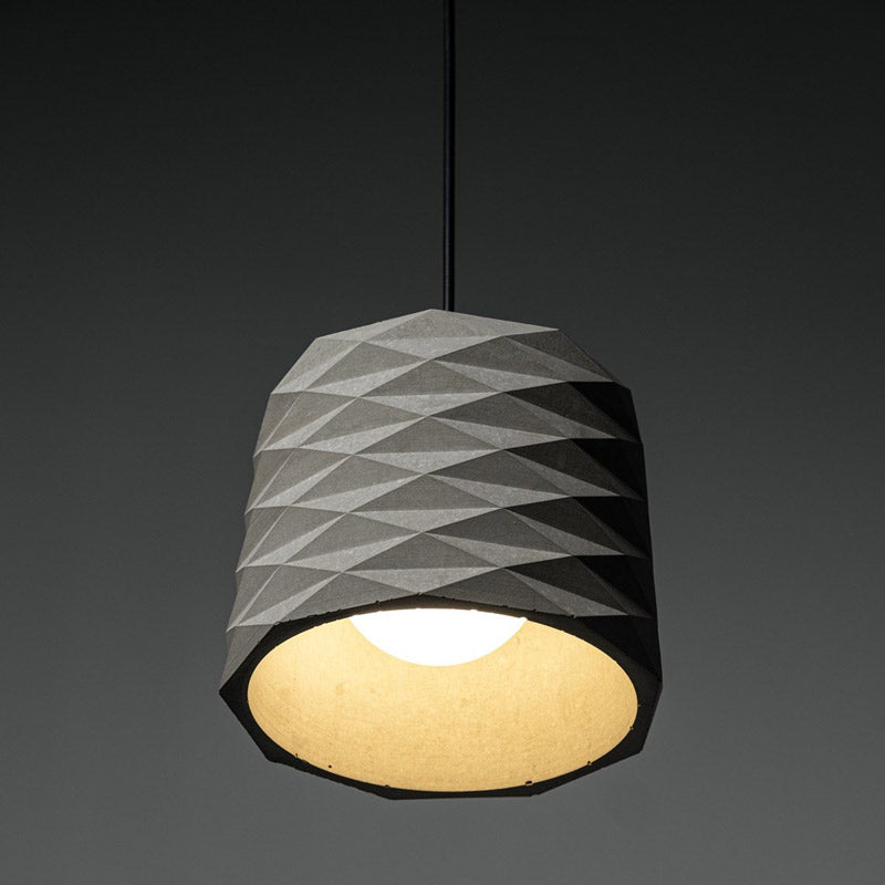 Gray Color Concrete Pendant Lighting