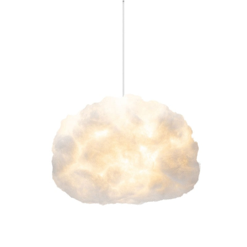 Cloud Pendant Lighting Small White Cord