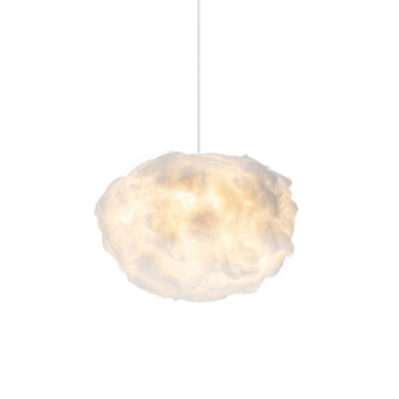 Cloud Pendant Lighting Small White Cord