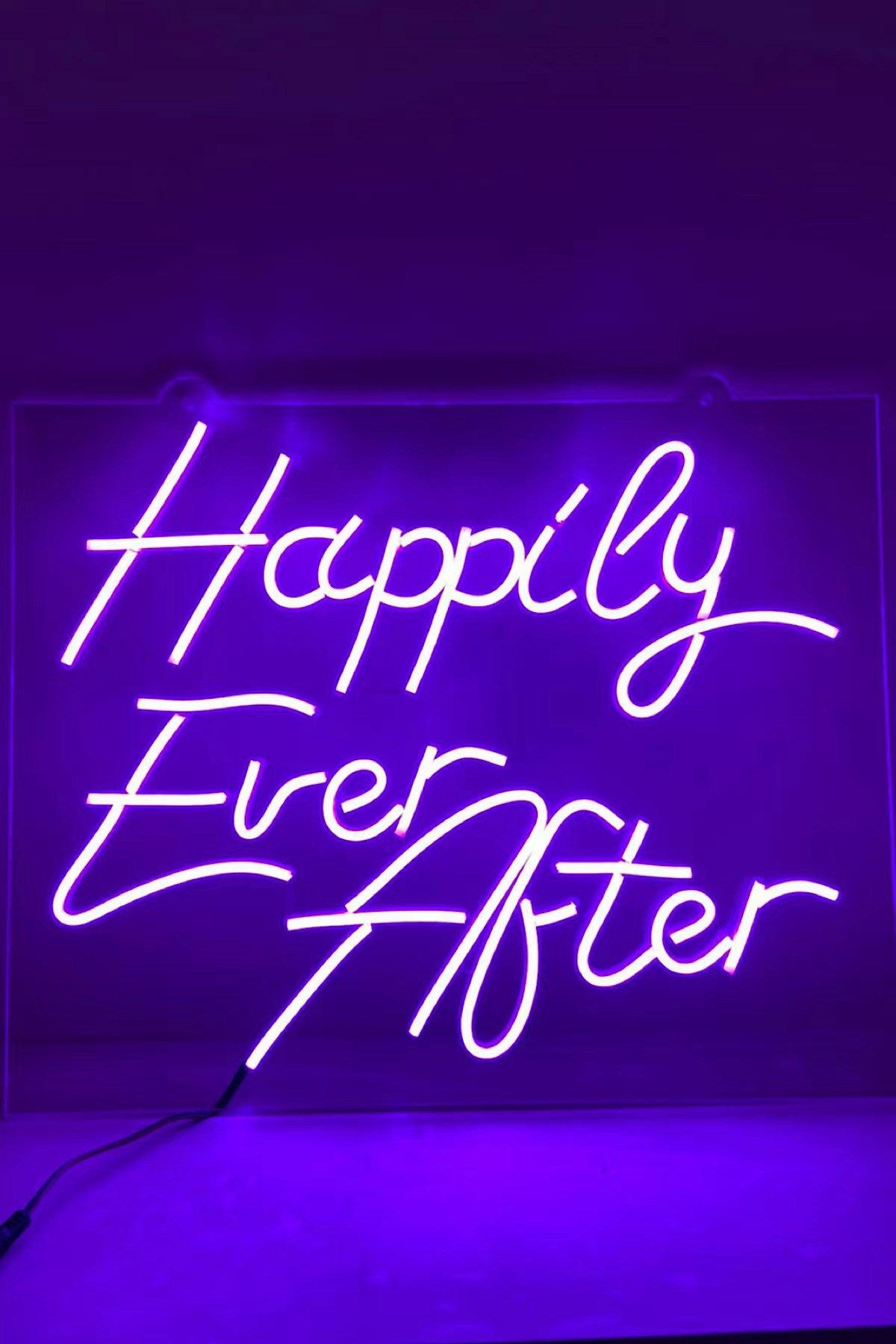 Happily Ever After Neon Lamba