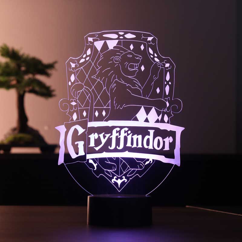 Harry Potter Gryffindor LED Night Lamp