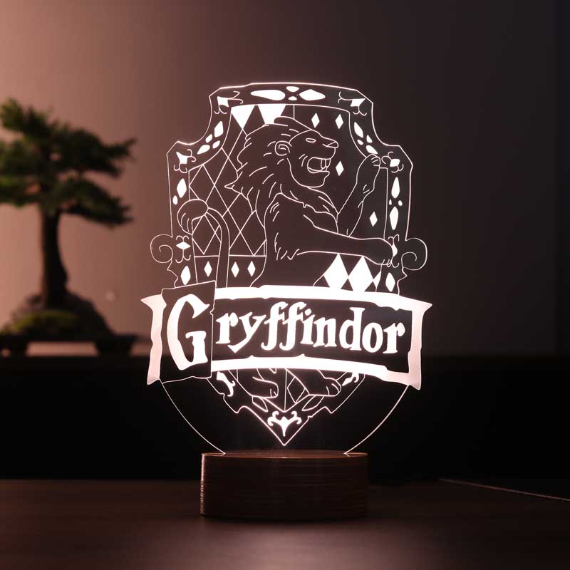 Harry Potter Gryffindor Figürlü Dekoratif Hediye Led Masa Lambası | BYLAMP