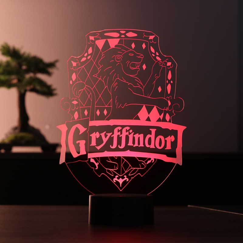 Harry Potter Gryffindor LED Night Lamp