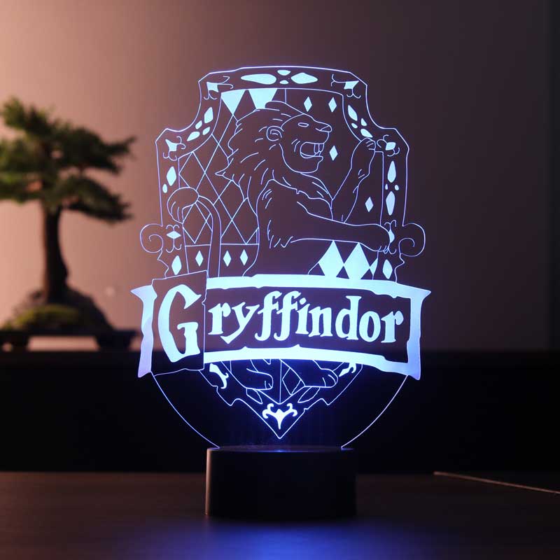 Harry Potter Gryffindor Figürlü Dekoratif Hediye Led Masa Lambası | BYLAMP