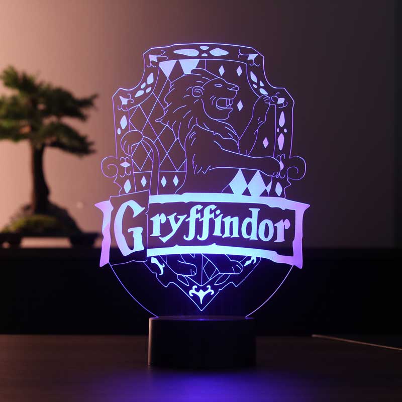 Harry Potter Gryffindor Figürlü Dekoratif Hediye Led Masa Lambası | BYLAMP