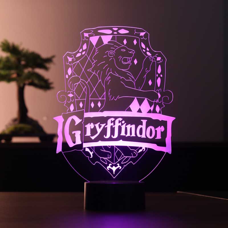 Harry Potter Gryffindor LED Night Lamp