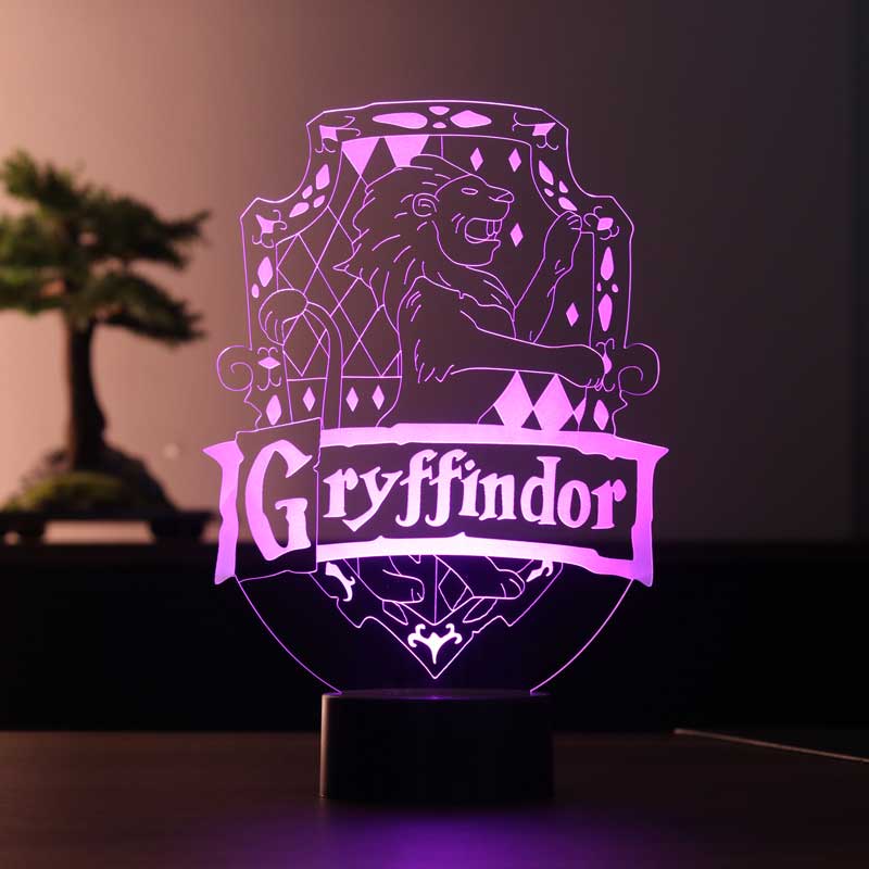 Harry Potter Gryffindor Figürlü Dekoratif Hediye Led Masa Lambası | BYLAMP