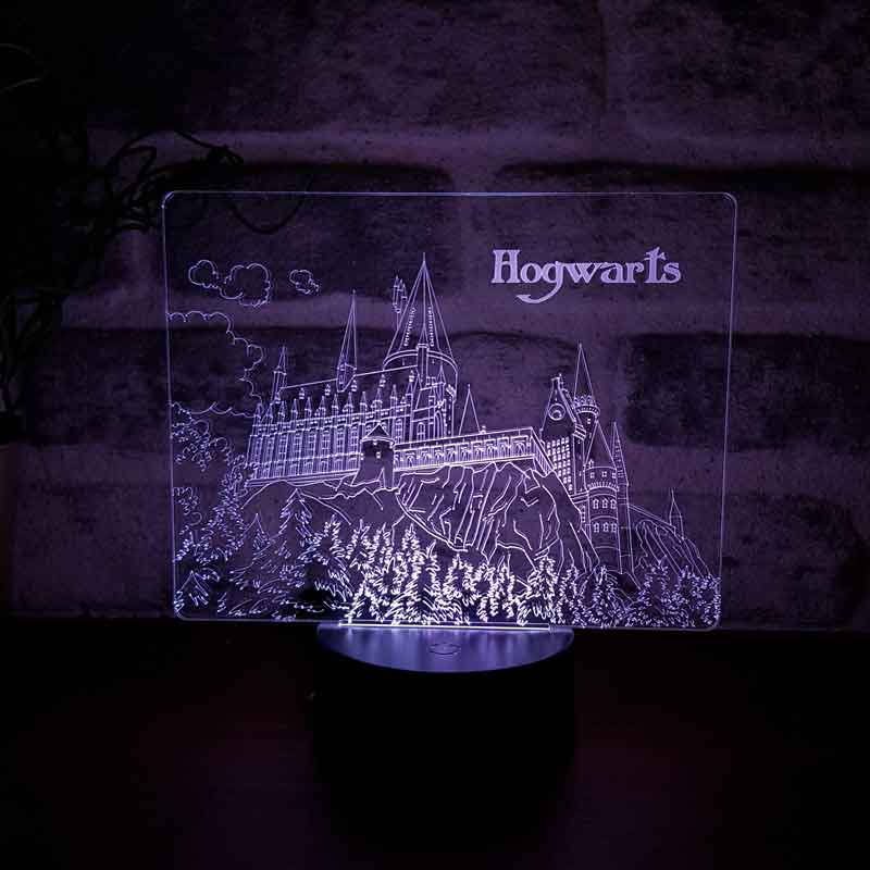 Harry Potter Hogwarts Figürlü Dekoratif Hediye Led Masa Lambası | BYLAMP