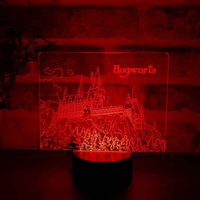 Harry Potter Hogwarts Figürlü Dekoratif Hediye Led Masa Lambası | BYLAMP