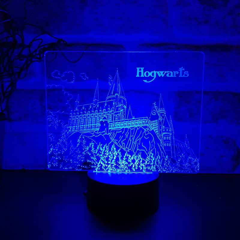 Harry Potter Hogwarts Figürlü Dekoratif Hediye Led Masa Lambası | BYLAMP