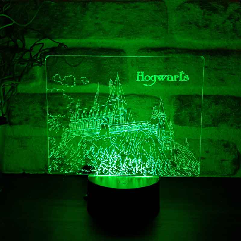 Harry Potter Hogwarts Figürlü Dekoratif Hediye Led Masa Lambası | BYLAMP