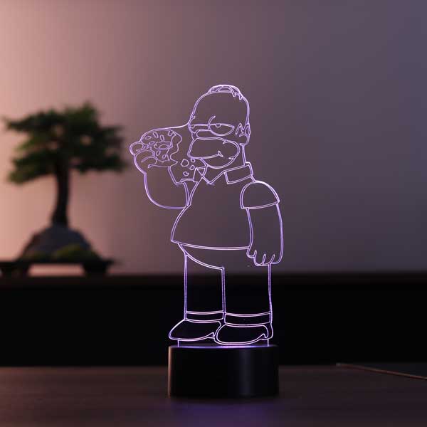 Lámpara de mesa de Homer Simpson LED