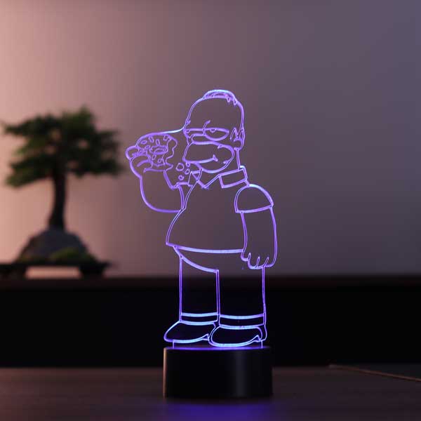 Lámpara de mesa de Homer Simpson LED