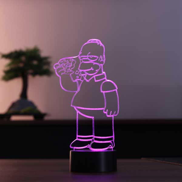 3D Homer Simpson Led Night Light