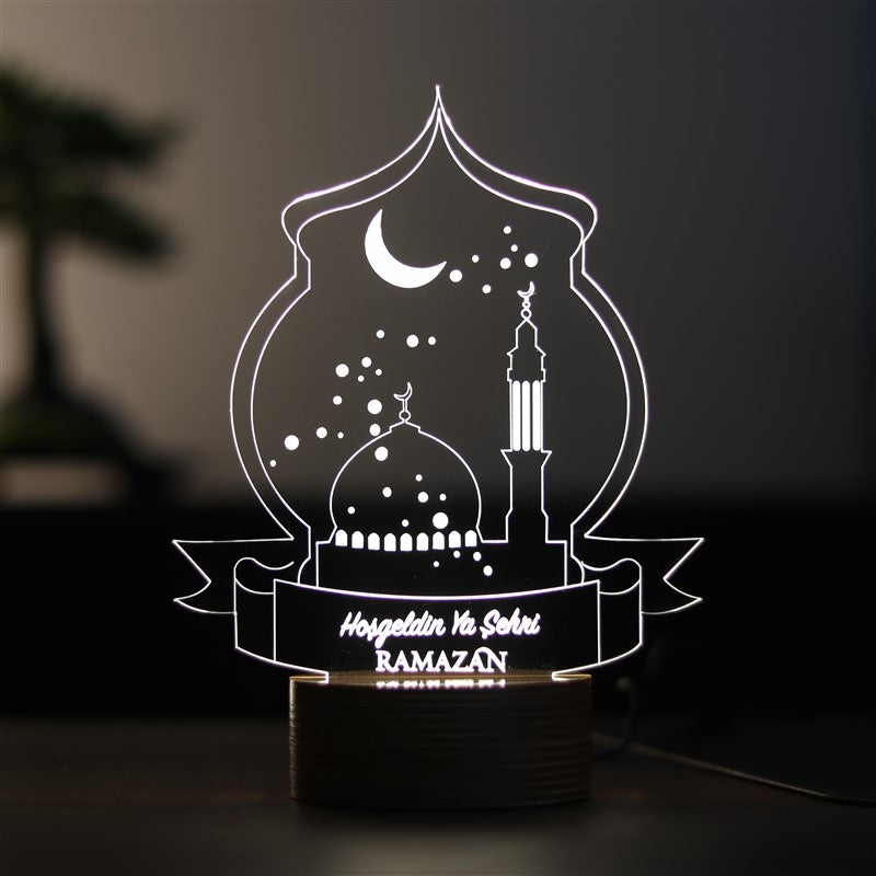 Welcome Ramadan City Figured Decorative Gift Led Table Lamp | BYLAMP