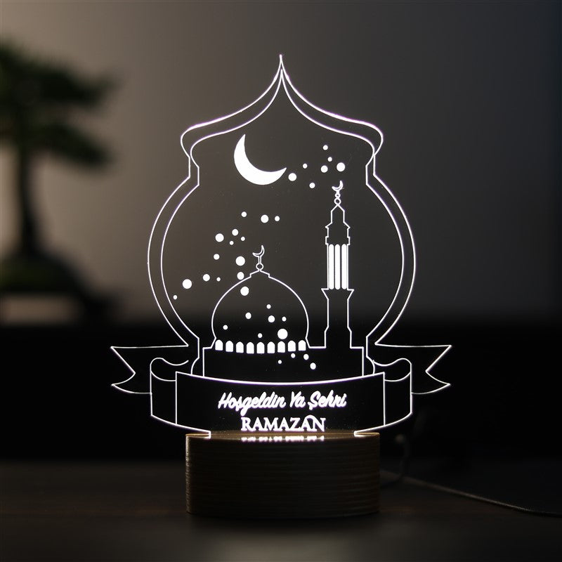 Bienvenido Ya Shehr-i Ramadan Led Lámpara de Mesa