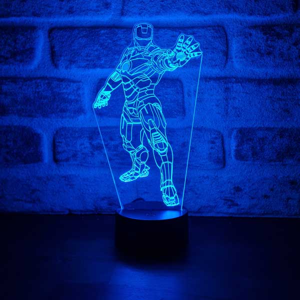 Iron Man Standing Led Night Light