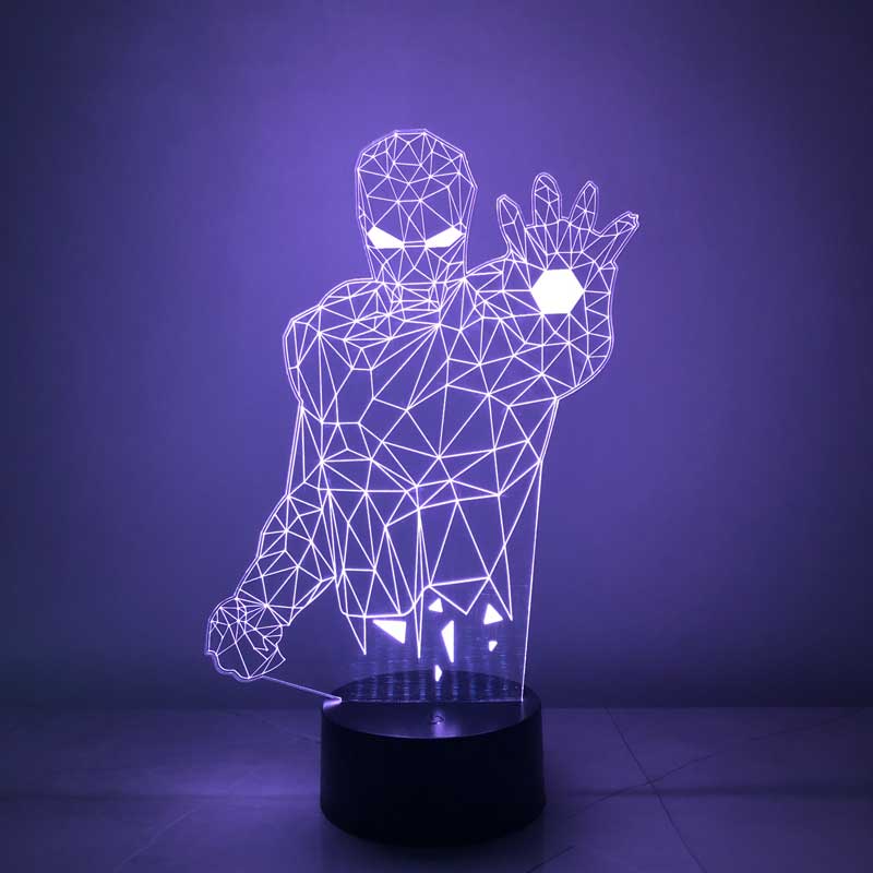 3D Iron Man Led Lamp