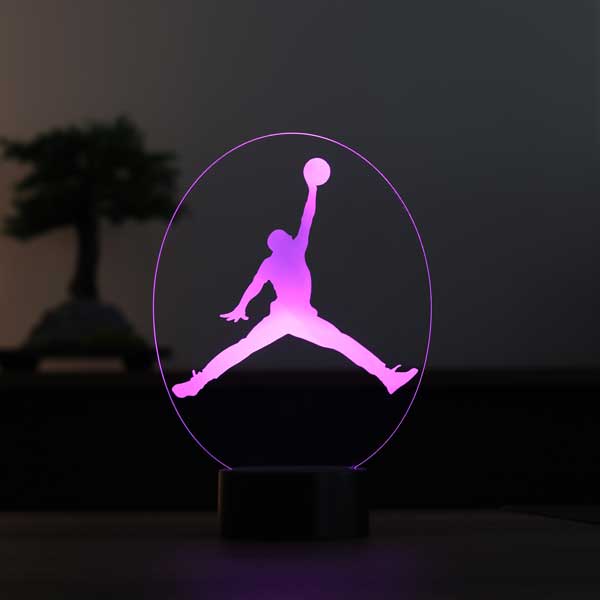 3-D jordan gift night light