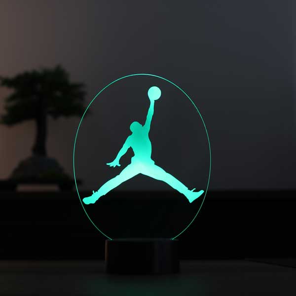 3-D jordan gift night light