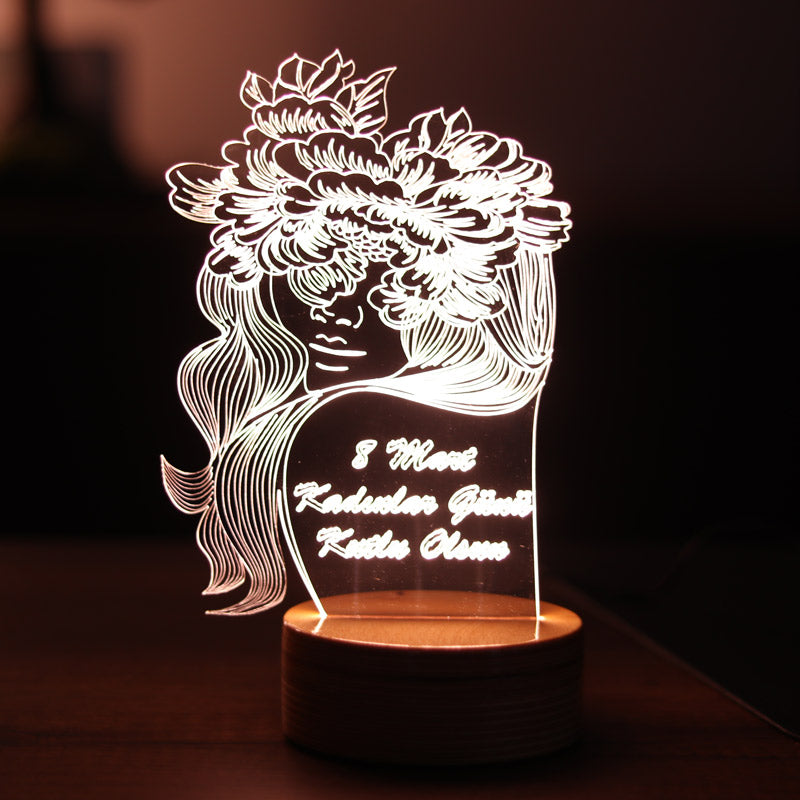 Women's Day Figured Decorative Gift Led Table Lamp | BYLAMP