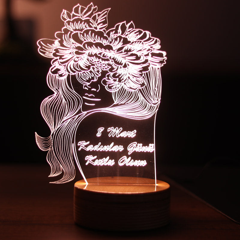 Women's Day Figured Decorative Gift Led Table Lamp | BYLAMP