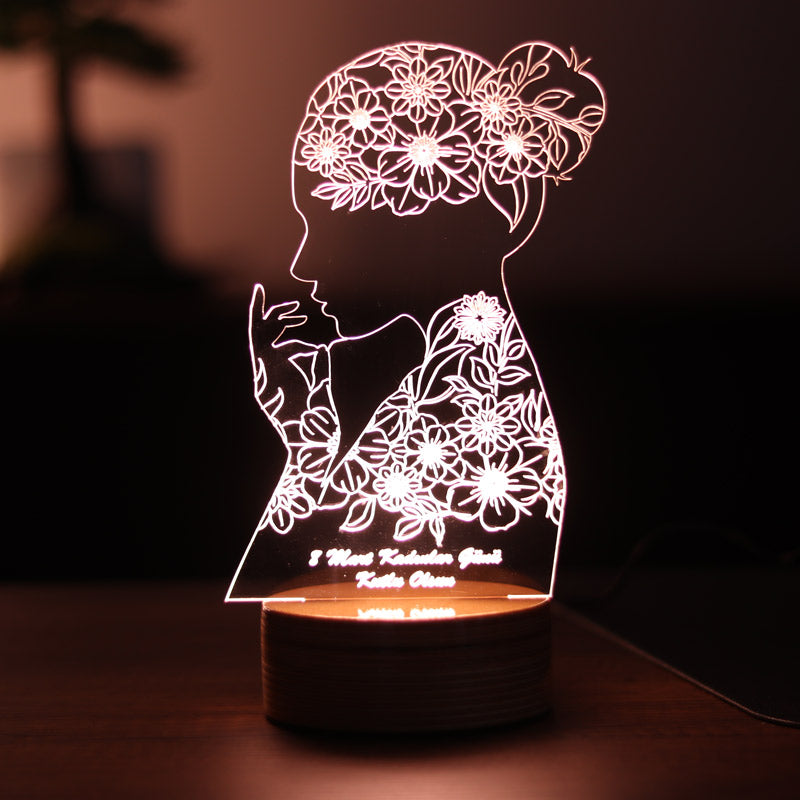 Women's Day Figured Decorative Gift Led Table Lamp | BYLAMP