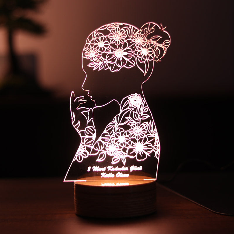 Women's Day Figured Decorative Gift Led Table Lamp | BYLAMP