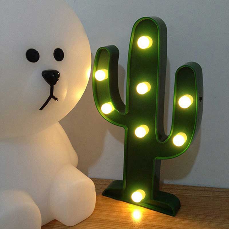LED Kaktüs Dekoratif Lamba