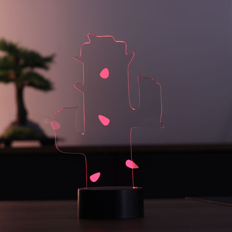 3D Cactus Led Night Light