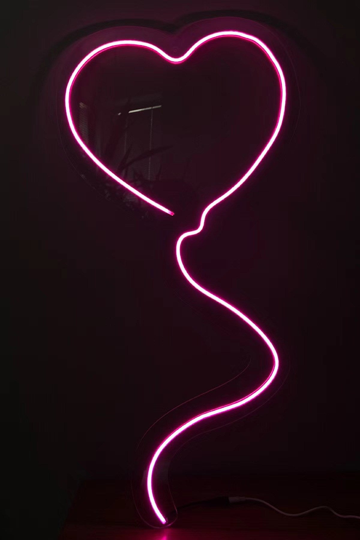 Heart Balloon Neon Lamp