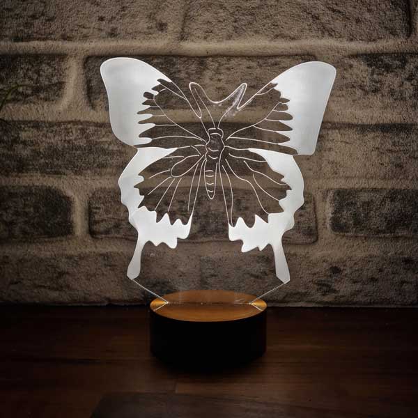 Schmetterlings-LED-Tischlampe