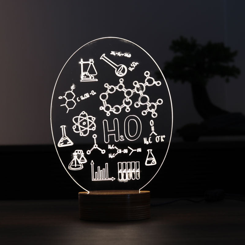 Chemistry LED Table Lamp