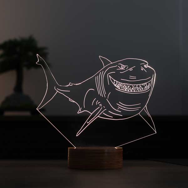 Lámpara de mesa Shark LED