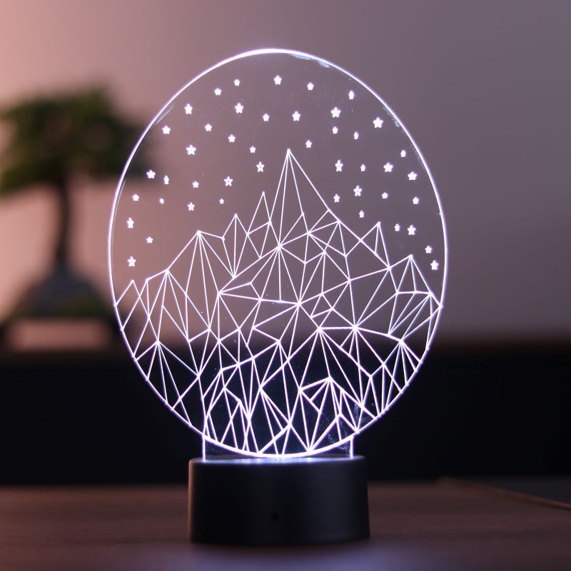 Crystal Iceberg LED Table Lamp