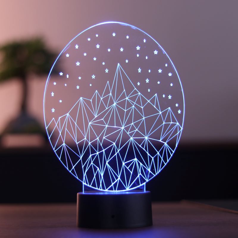 Crystal Iceberg LED Table Lamp