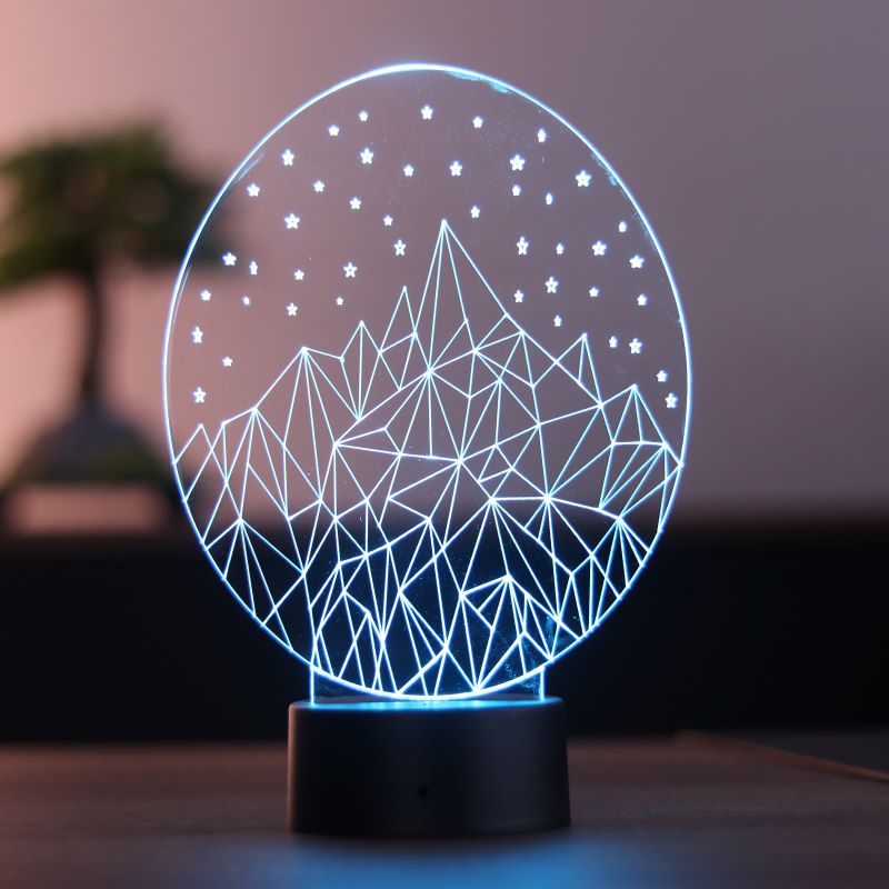 Crystal Iceberg LED Table Lamp